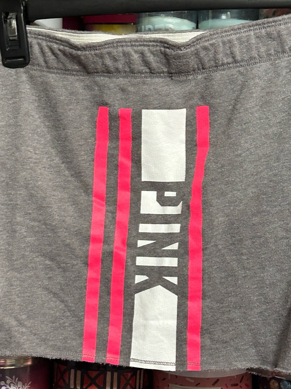 2015 VS PINK GREY SHORTS